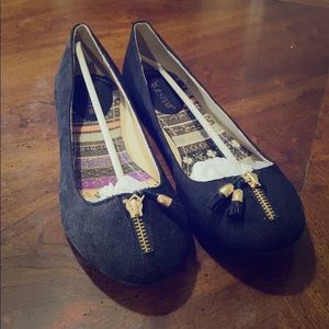 Just Fab Mary Lou Flats Sz 11 NWB
